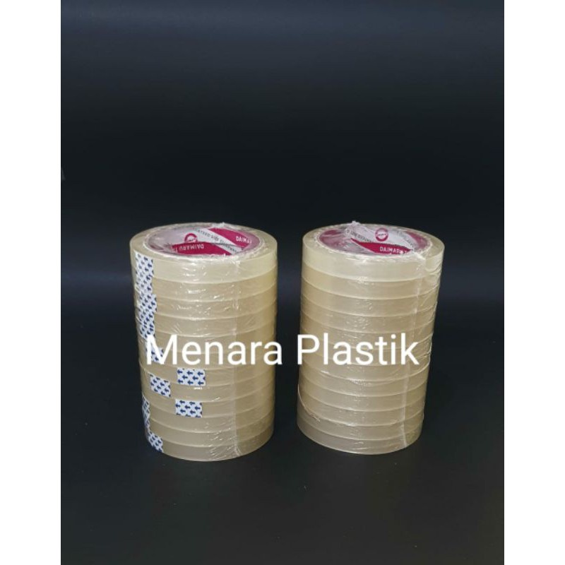 

LAKBAN DAIMARU 12 MM LENGKET DAN BENING UNTUK PACKING ONLINE ATAU LAINYA
