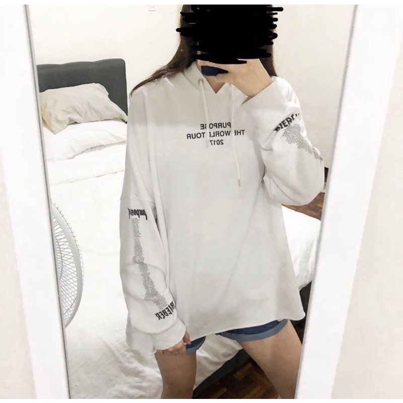 Hoodie H&M x Purpose The World Tour 2017 - ORIGINAL 100%