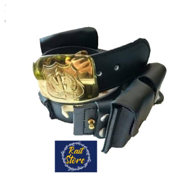 Kopel Kulit Security Fullset + Bangkol Hitam / Putih