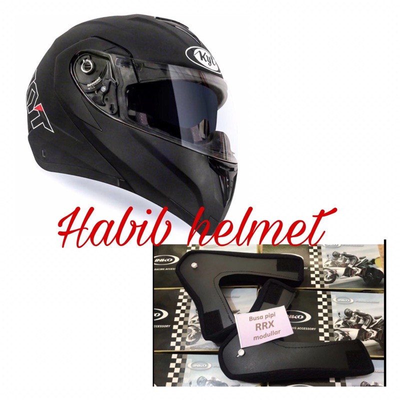 BUSA HELM KYT RRX MODULAR PIPI SEPASANG