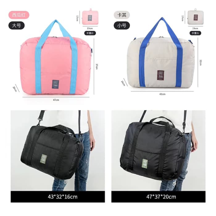Tas Koper Lipat / Foldable Travel Bag / Hand Carry Bag Uk. L