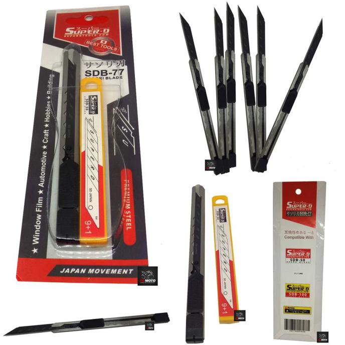 

Hadir Cutter Super-D Tools Japan Sdb-77 Sasori Blade / Cutter Premium Steel Promo