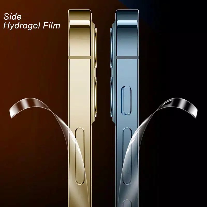 Hydrogel Side Film Protector iphone X Xr Xs max 11 12 13 Mini 12 13 14 Pro Max 14 PLUS anti gores Bezel Samping