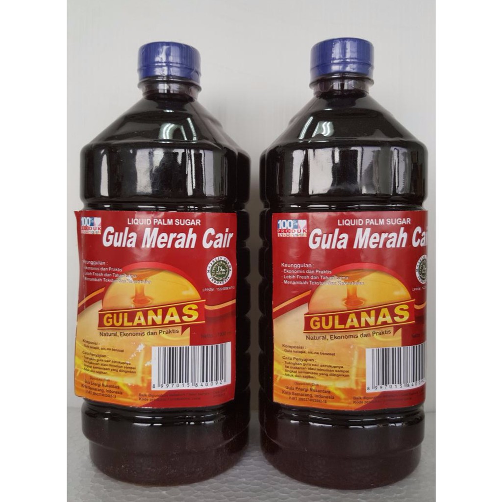 Gulanas Gula Merah Cair 1000ML Shopee Indonesia