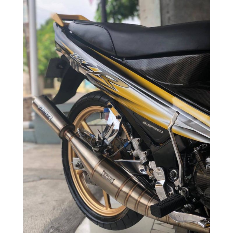 Knalpot Standar Racing Yamaha 125Z Bahan Stainless Original B-PAZZ