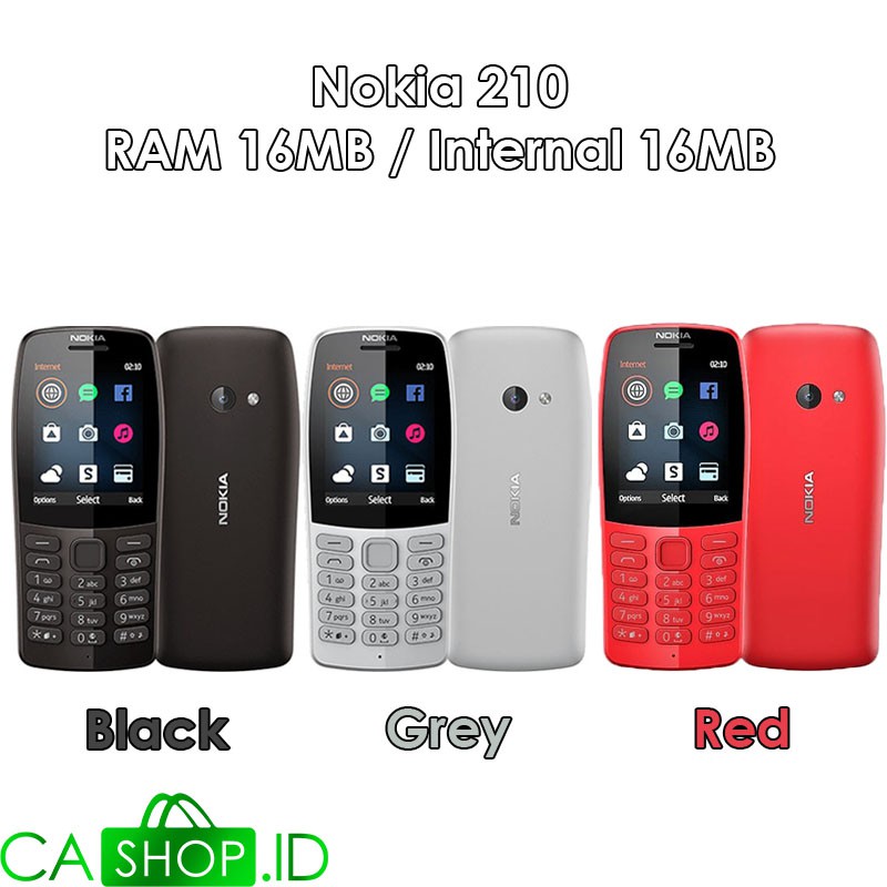 Nokia 210 - 16MB 16MB (16/16) - Baru Original Garansi Resmi