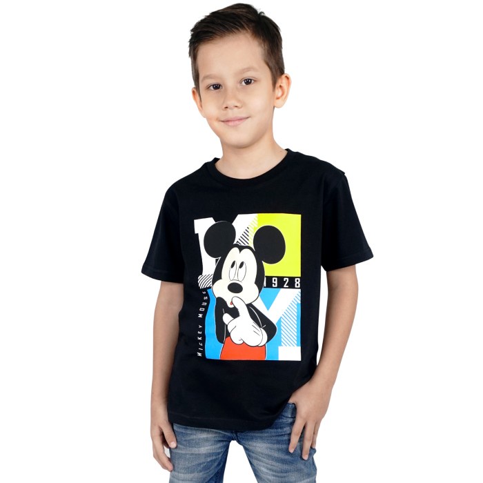 rjt04vt Kids Icon - Kaos Anak Laki-Laki Disney Mickey 04-14 Thn - Mm301600200 - 8 Thn Tgt501Y