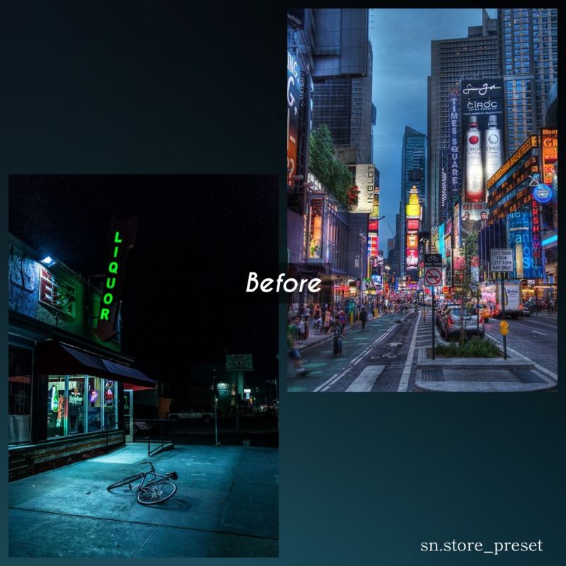 5 PRESET LIGHTROOM MINIPACK NEON SERIES For IOS &amp; Android