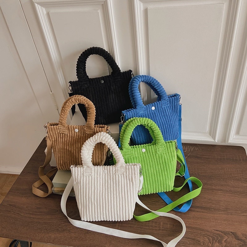 corduroy slingbag handbag