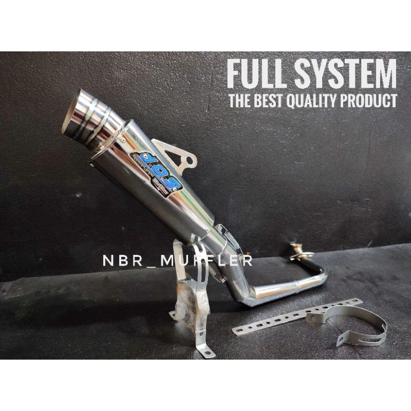 Knalpot racing DOS Muffler Beat fi/beat karbu/beat street/beat new/beat pop/scoopy karbu/scoopy fi/s