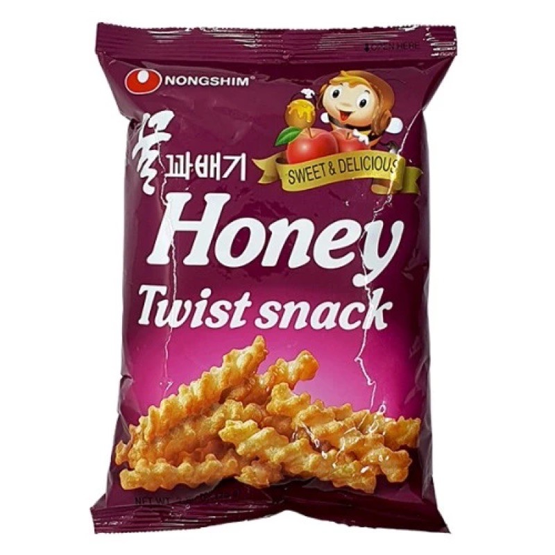 

Nongshim Honey Twist - Snack Korea Rasa Madu