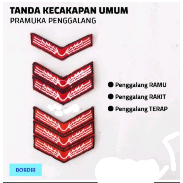 emblem TKU pramuka pengalang pangkat