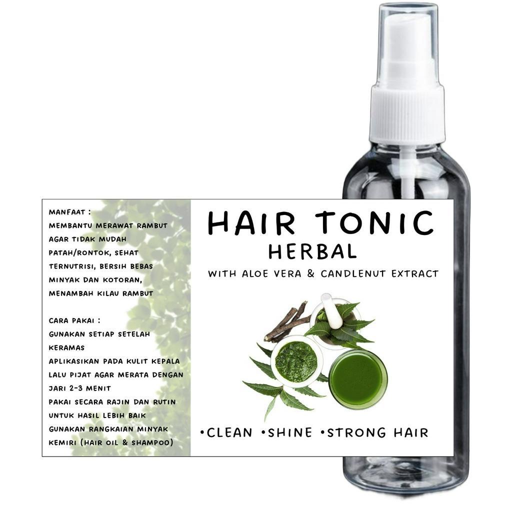Aloe vera ginseng herbal hair tonic serum penumbuh rambut
