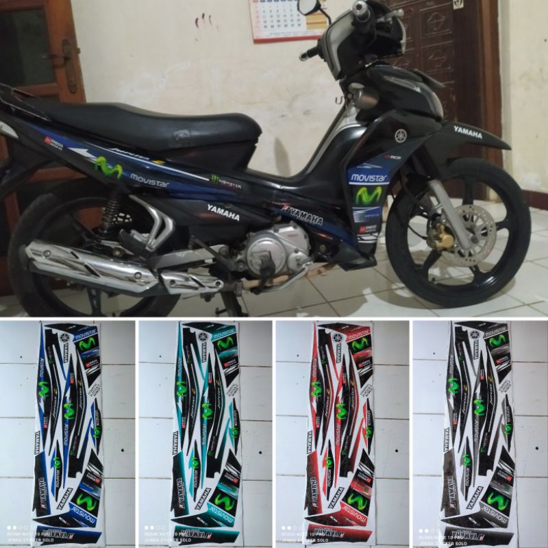 STRIPING VARIASI DECAL JUPITER Z ROBOT MOVISTAR RACING