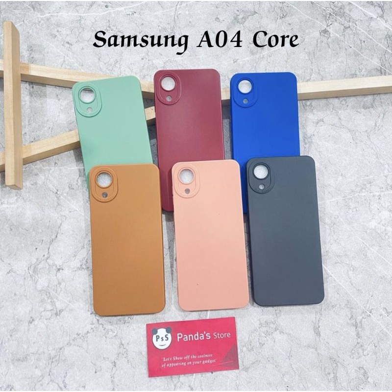 Softcase Pro Camera Samsung A04 Core Candy Case Full Color 3D Silikon TPU