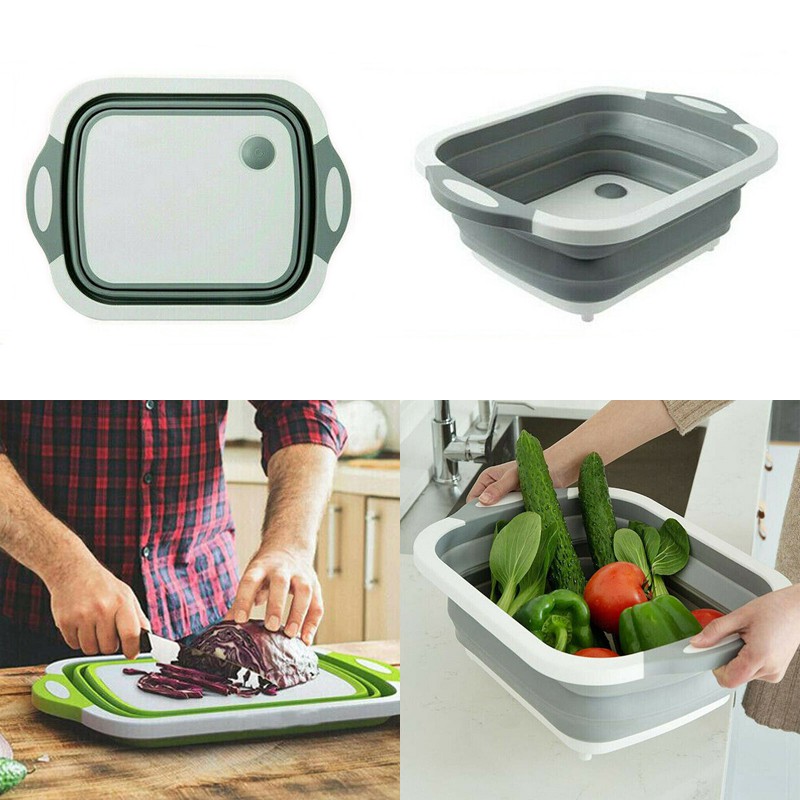 Talenan Lipat Serbaguna - Collapsible Cutting Board Multifungsi Sangat Praktis