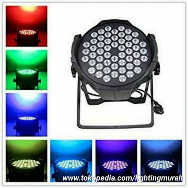 Par Light led 54*3w [ full colour ] Lampu  panggung 54*3w Lighting