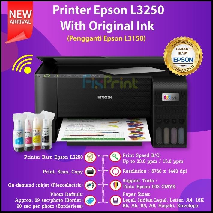 Printer Epson L3150 L 3150 Print Scan Copy Wifi Tinta Epson 003