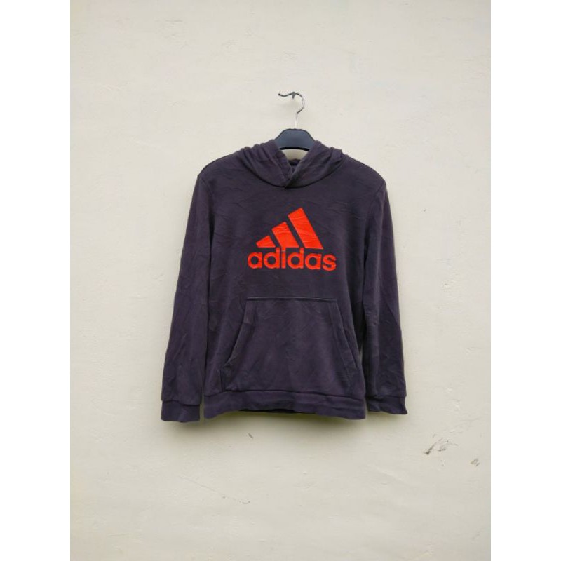Second Hoodie Red font By ADIDAS 100% ORI