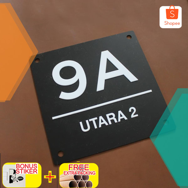 

NOMOR RUMAH 30CM ACRYLIC TIMBUL CAKEP TIMBUL Elegan