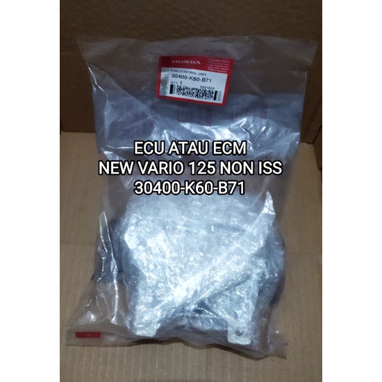 ECU ECM  NEW VARIO 125 NON ISS 30400 K60 B71 ORIGINAL ASLI AHM HGP