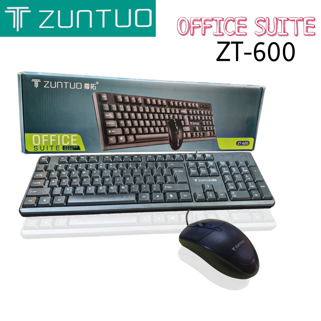 Gaming Keyboard Mouse Set ZUNTOU ZT 600 Kabel USB Mouse Keyboard Paket