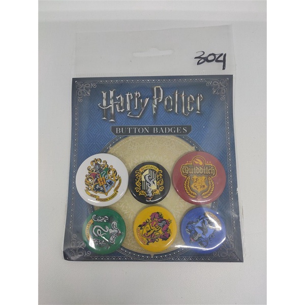 Harry Potter Merchandise Aksesoris Harry Potter Hogwarts Badge Pack IMPORT ORIGINAL TERMURAH