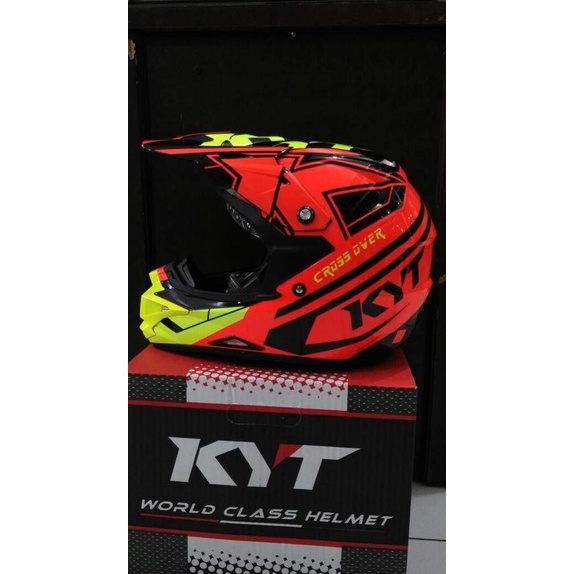 Jual Helm Kyt Cross Over Kracing Super Flou K Racing Fullf Face