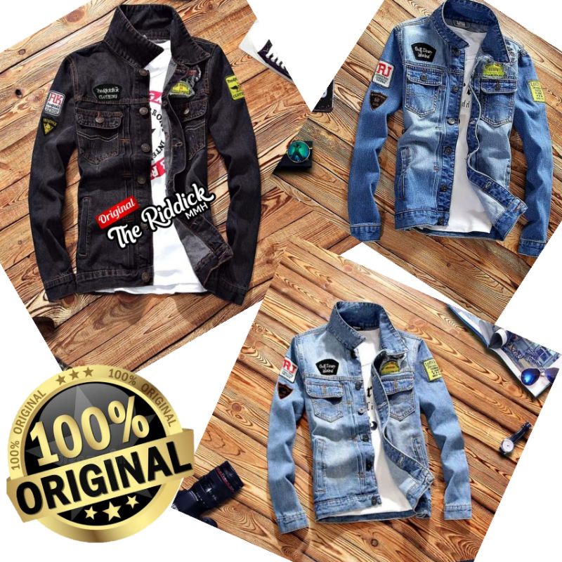 Jaket Pria Jaket Jeans Pria Original Brand Riddick v X Urban Level Up