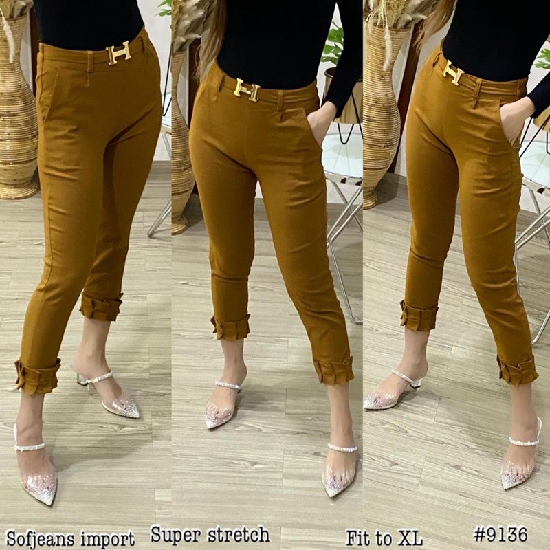 Celana Wanita softJeans Impor 9136