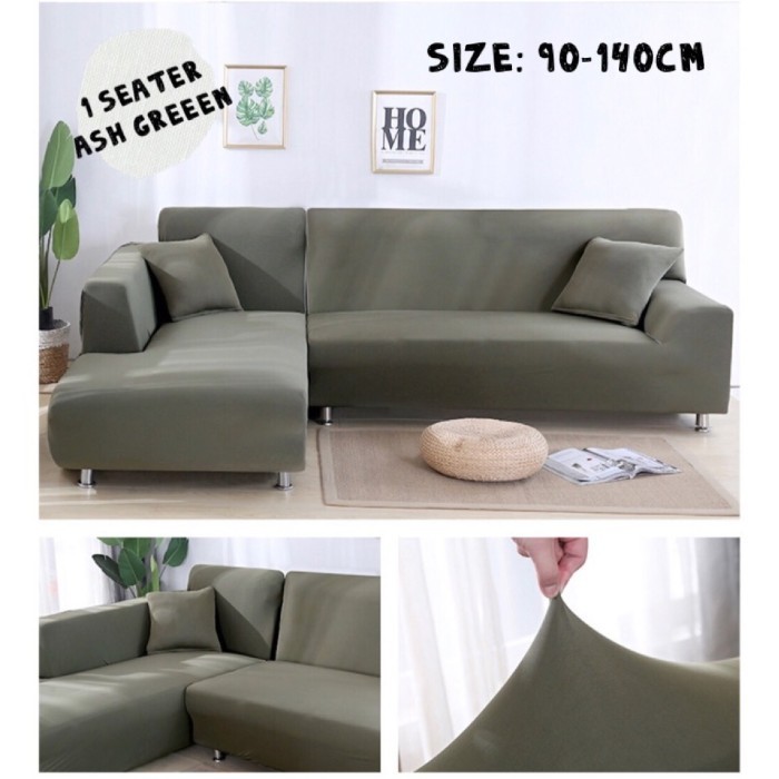 Sofa Cover Pelindung Sofa Elastis 1 Seater