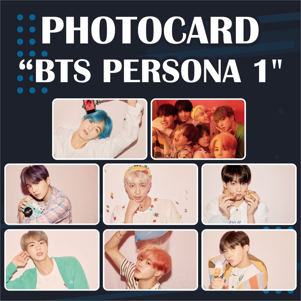 (READY STOCK) PHOTOCARD BTS PERSONA KPOP MURAH