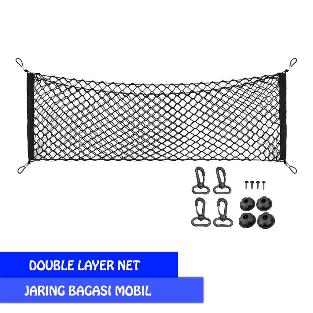 CARGO NET ATAU JARING BAGASI DOUBLE LAYER 2 LAPIS