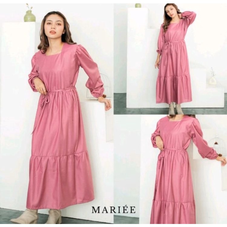 GAMIS NAZWA/GAMIS WANITA/BAHAN KATUN SHAKILLA/LONG DRESS