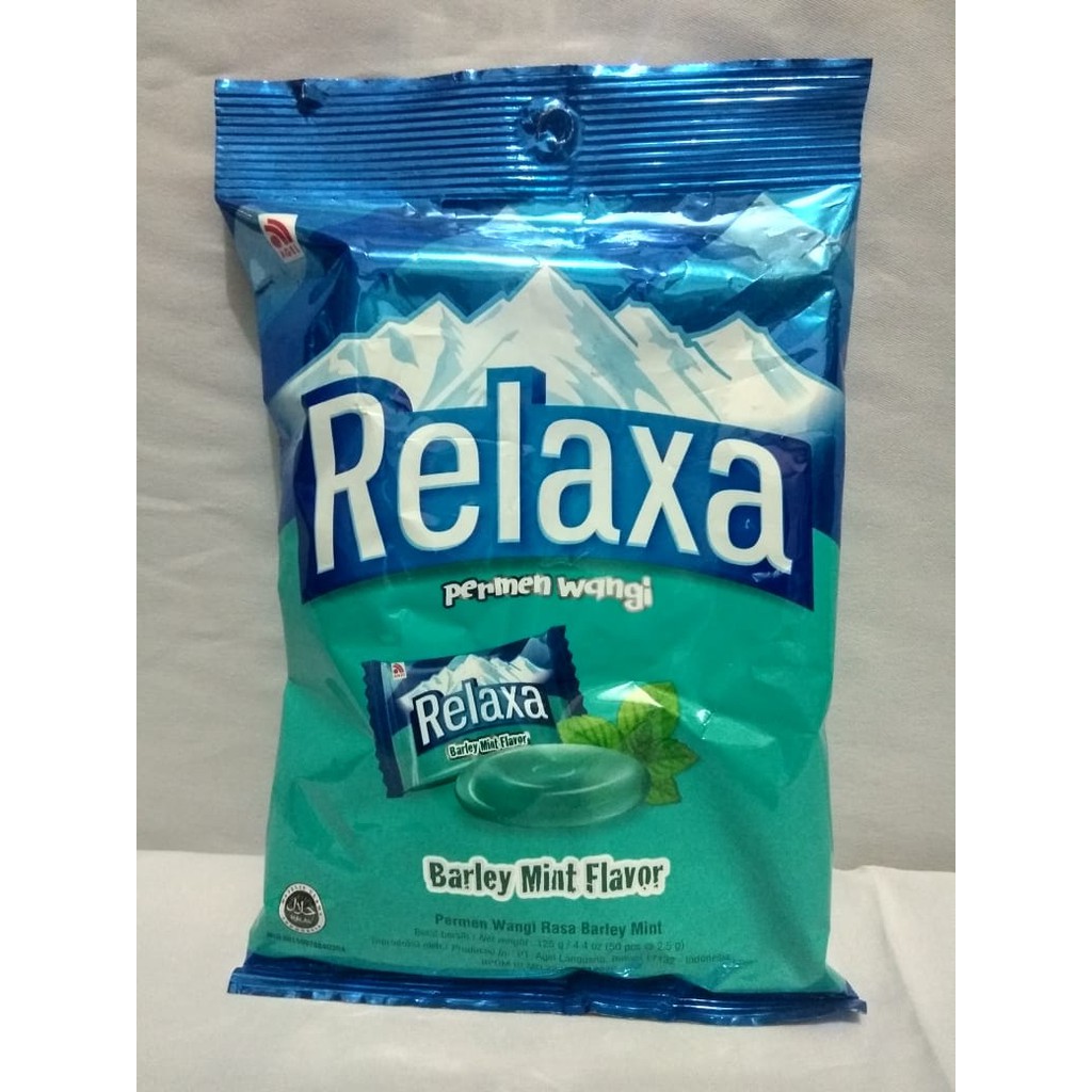 

Aneka Snack Permen Relaxa barley Mint Flavor isi 50 pcs /Aneka Snack