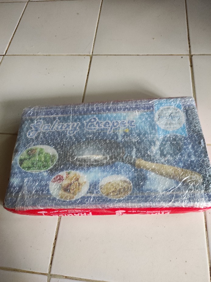 Galaxy Crepe Pan Maker Wajan Terbalik Teflon Anti Lengket Cetakan Kue Kulit Risole Lumpia Praktis