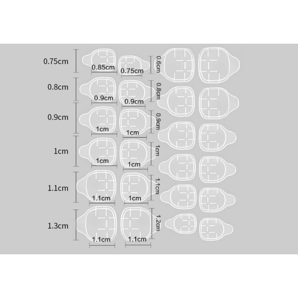 KMN GROSIR 24 TIP Lem Stiker Kuku Lem kuku Palsu Gel Double Tape Lem Jelly High Quality