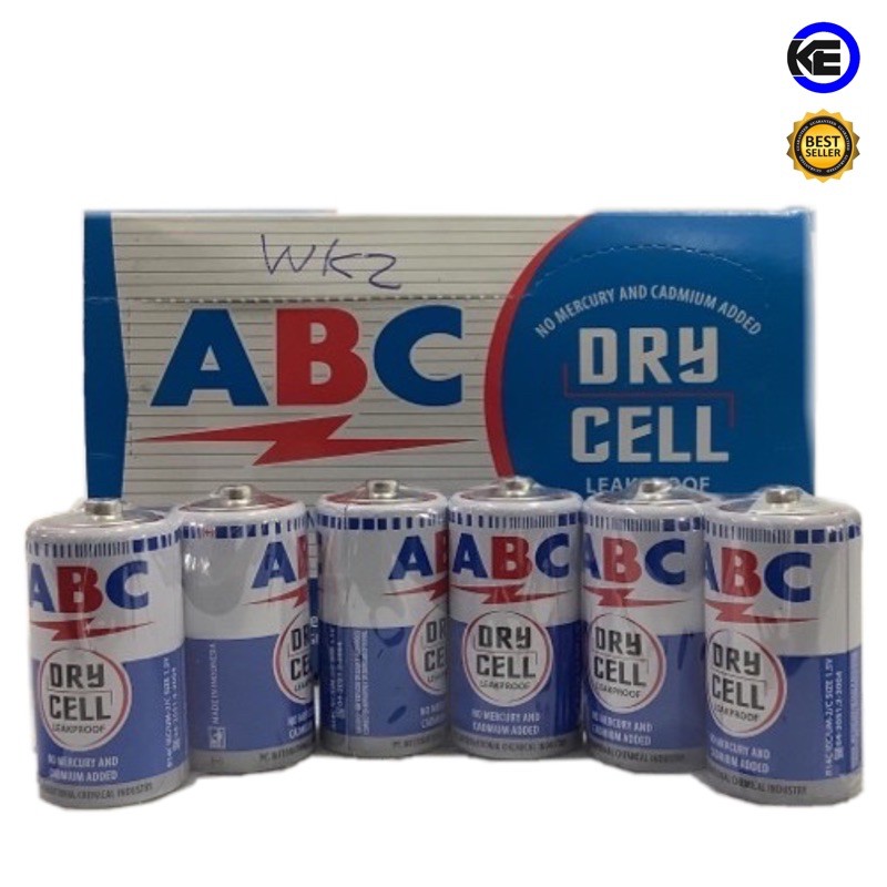 BATERAI BATRE ABC BIRU TIPE C