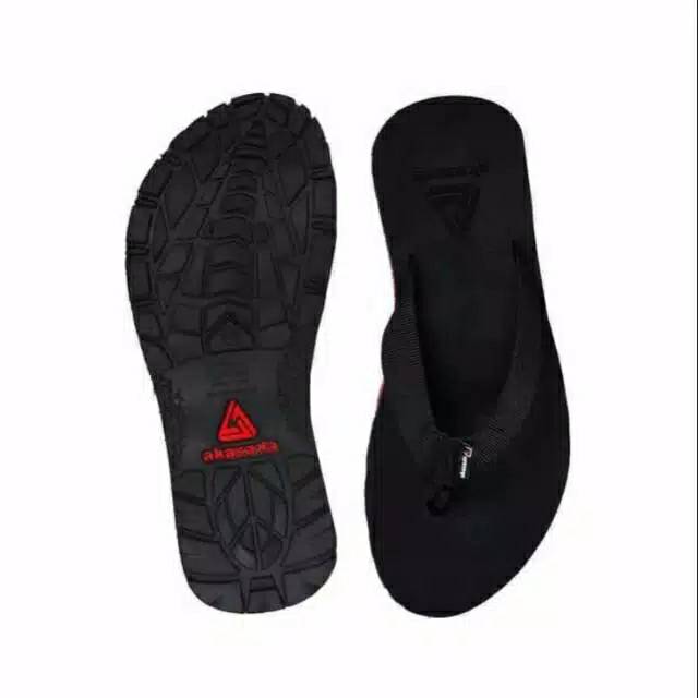 Sandal akasaka etna hitam sandal jepit gunung sandal pria outdoor