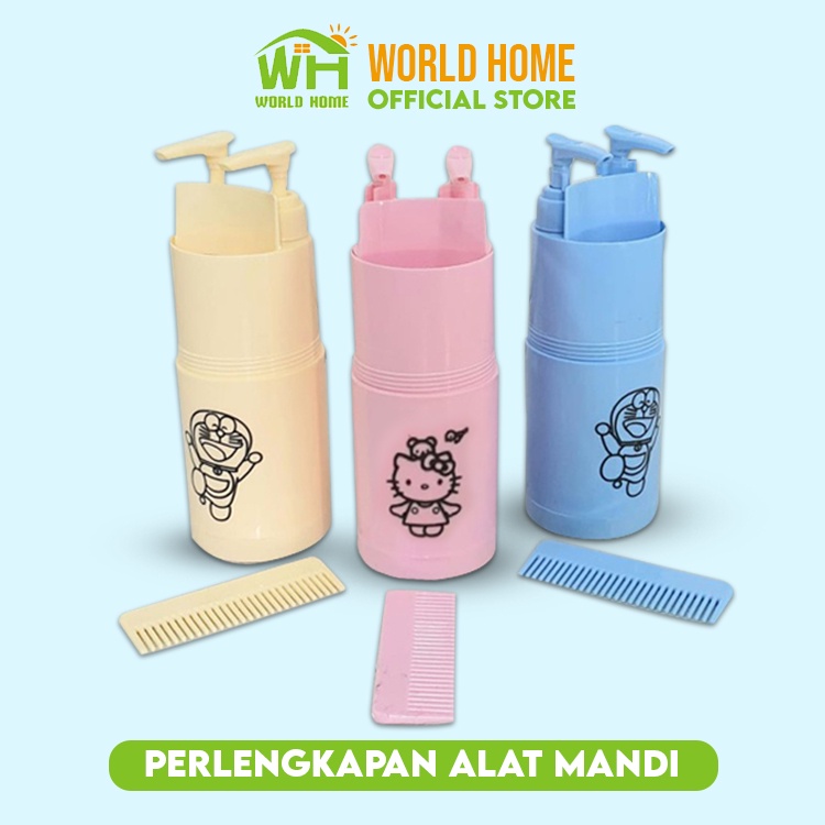 Travel Toiletries Kit Set Murah Portable Toiletries Cup/ Tempat Sabun, Shampo,Sikat Gigi Traveling Cocok buat kalian yg suka Traveling