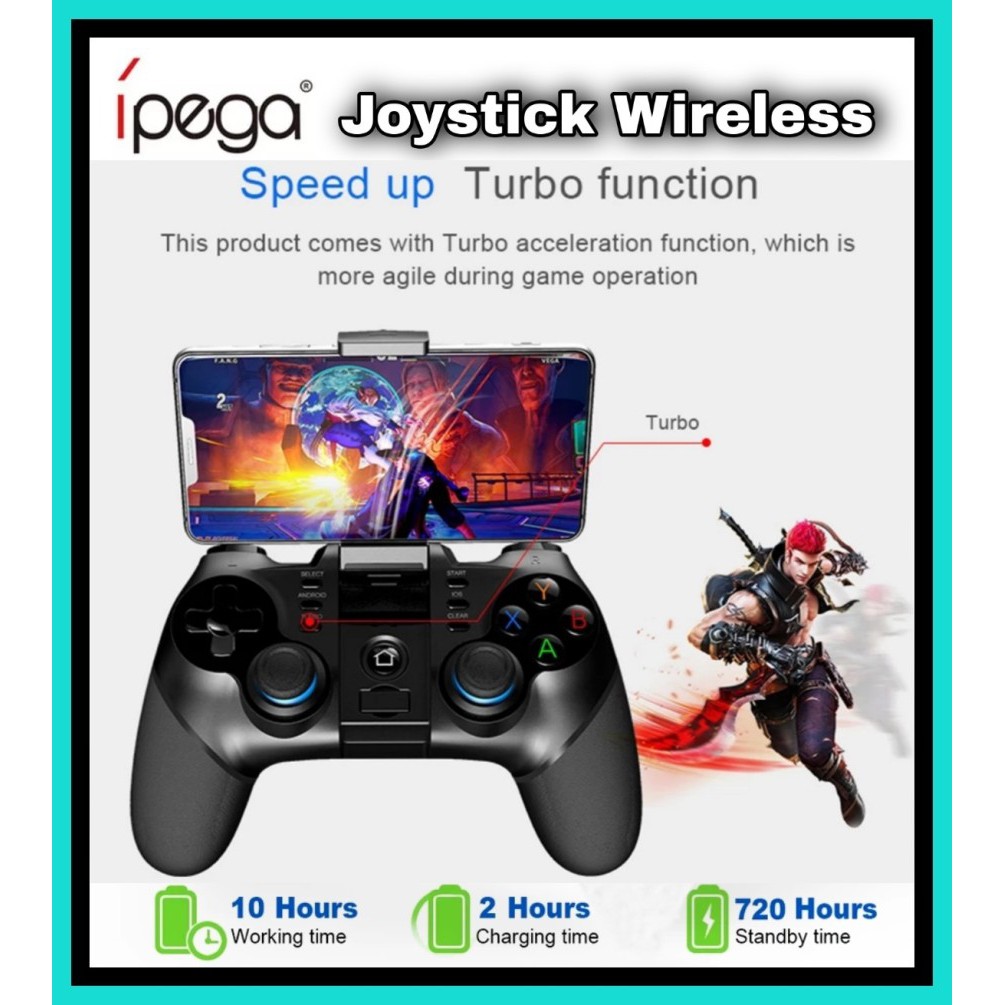 NA - Stick Wireless Mobile Android Ipega TURBO Joystick Bluetooth 9156