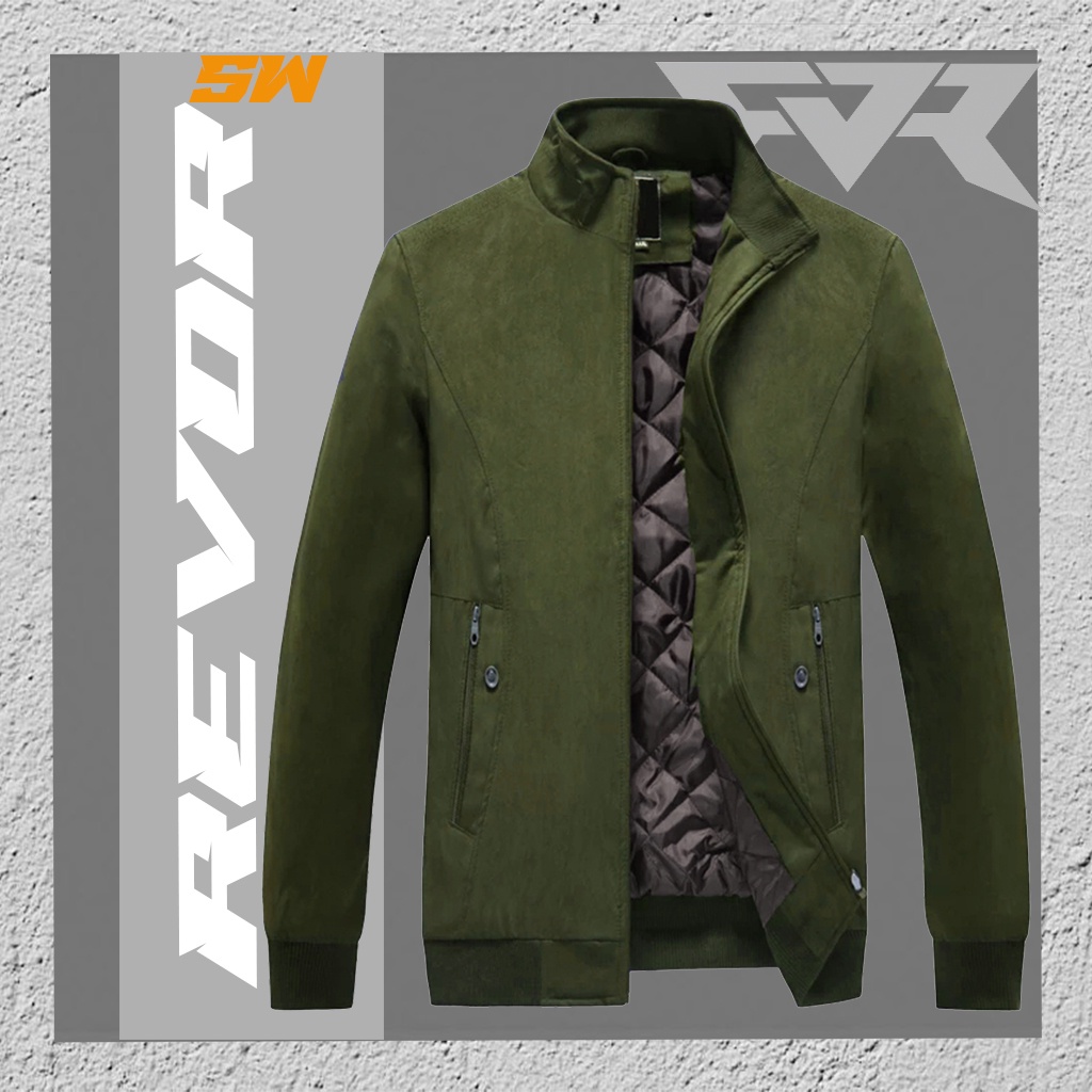 Revor SW Jaket Motor Suede Windproof