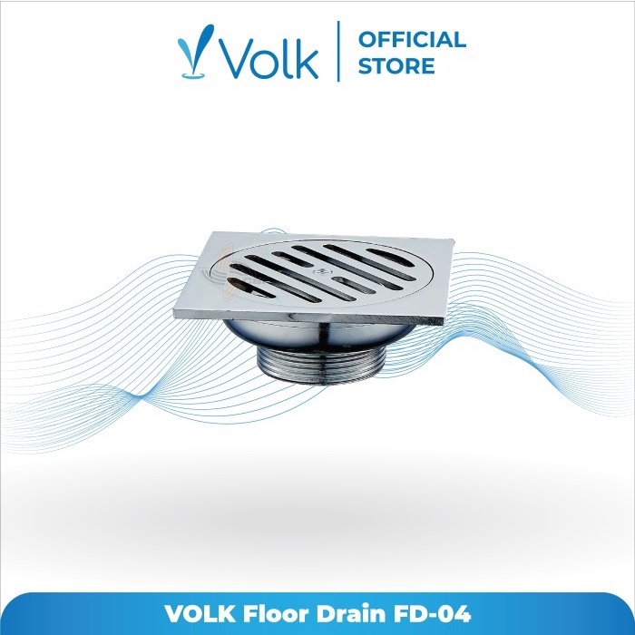 TERHEMAT VOLK FD-04 FLOOR DRAIN KOTAK / SARINGAN PEMBUANGAN