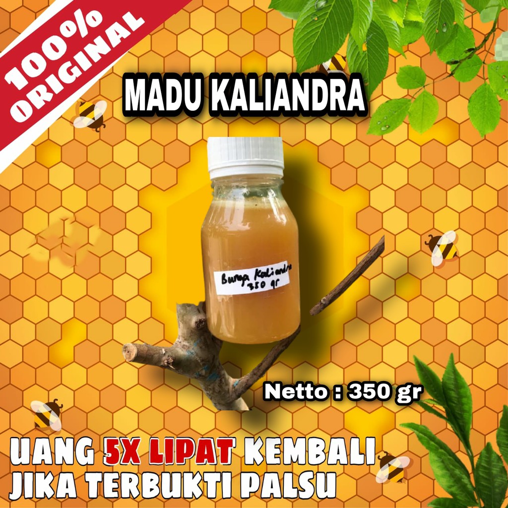 

Madu Murni Asli 350 gr - Madu Kaliandra Murni 100% Asli