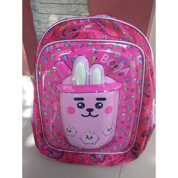 Tas boba sd tas perempuan bisa nyala LED boba sd