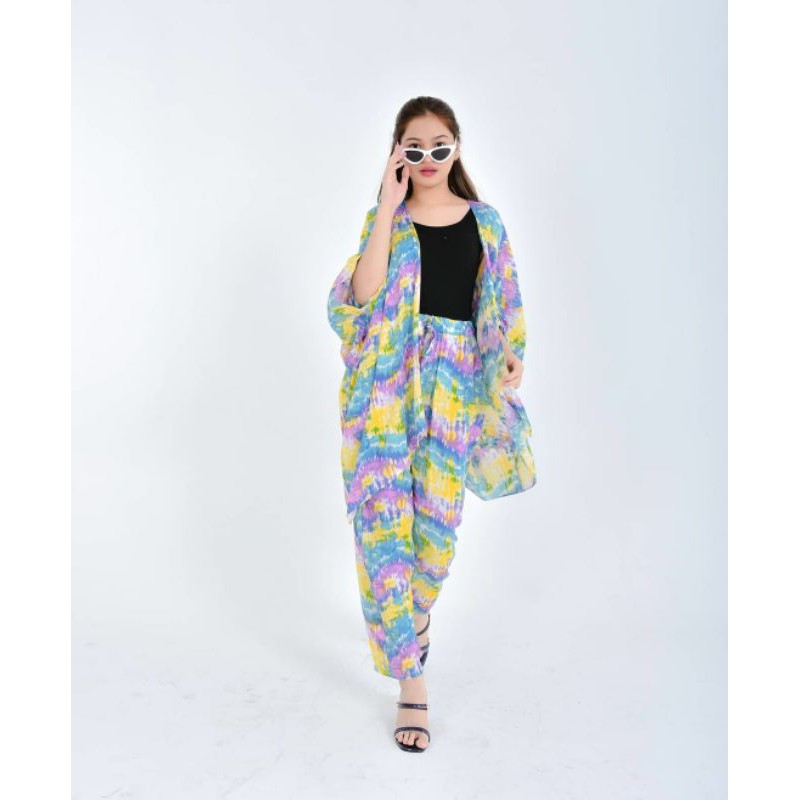 PAKAIAN WANITA - BATWING ONESET - SETELAN WANITA - BAJU TIDUR - SET CELANA - PAKAIAN TERLARIS