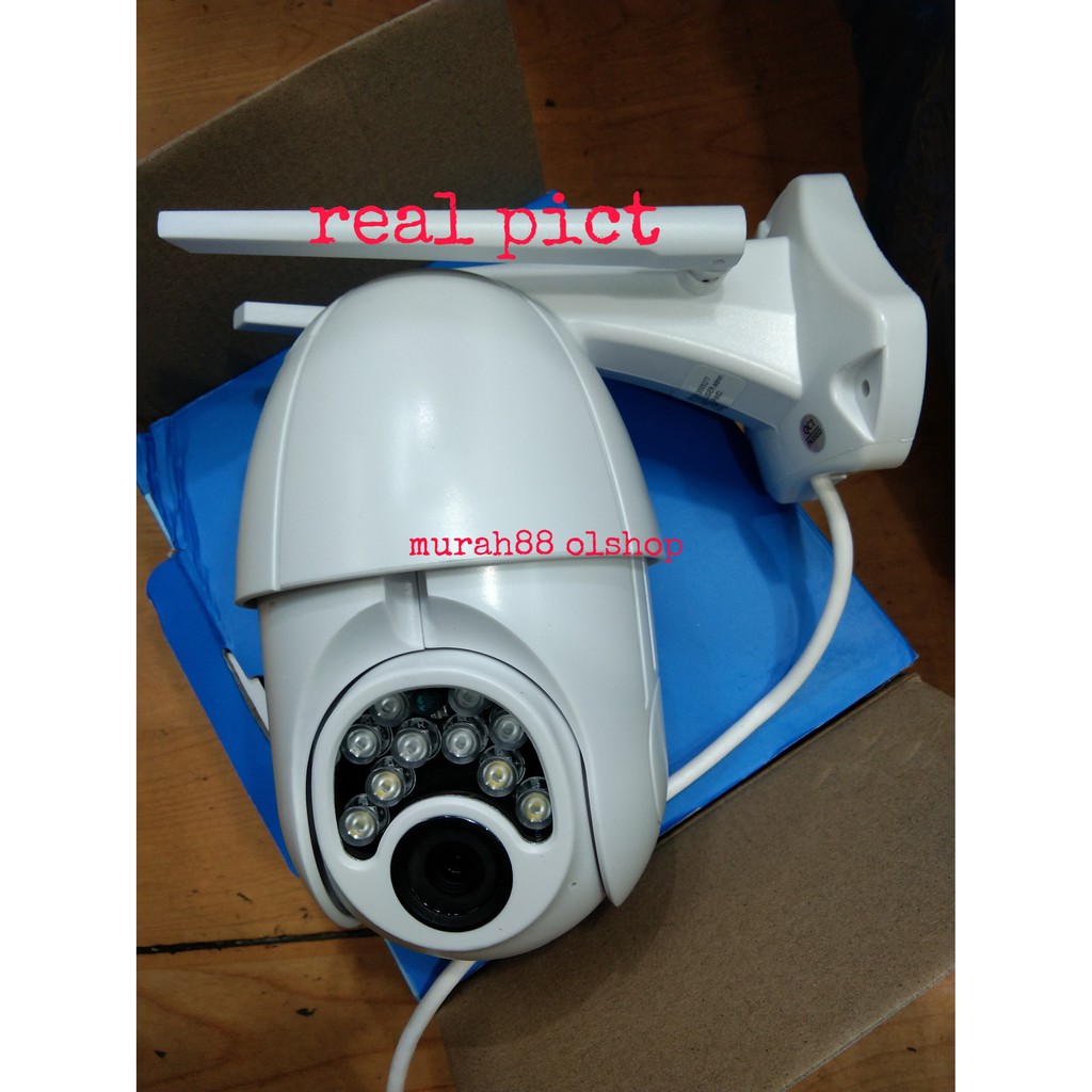 cctv wifi wireless mini ptz v380 full hd 1080 double light ir dan led