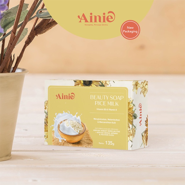 [TERMURAH] [BISA COD] AINIE Rice Milk Soap