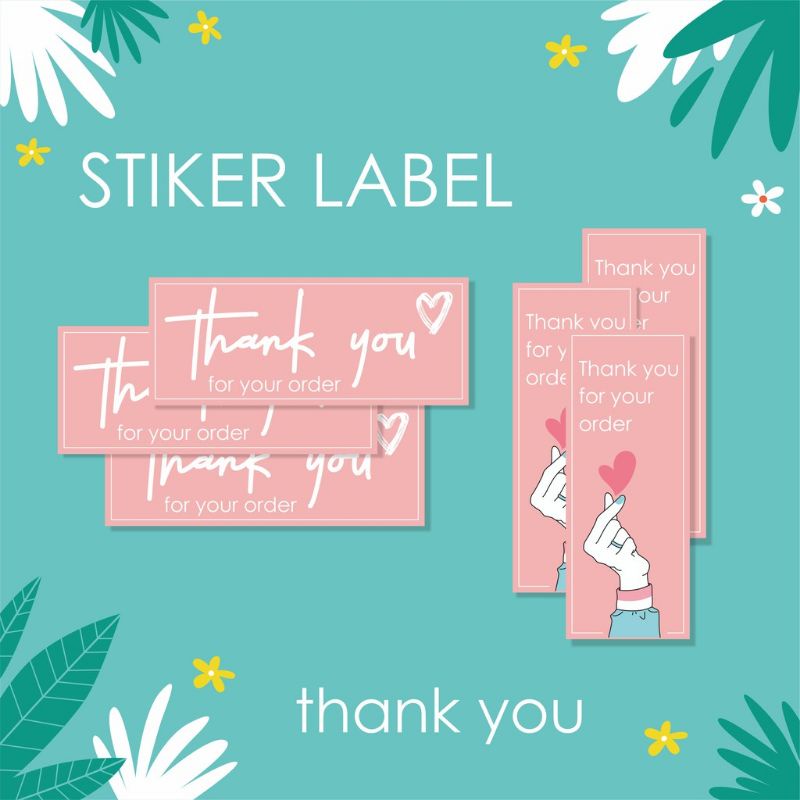 

STICKER LABEL - STICKER SEGEL BOX - STICKER THANK YOU