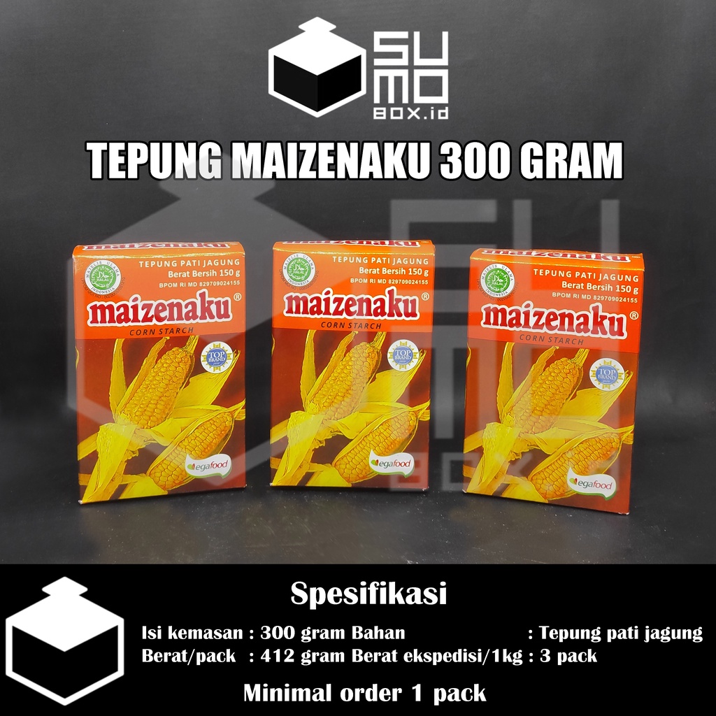 

Tepung Jagung Maizena Maizenaku 300 gram corn starch / pati jagung 300gr